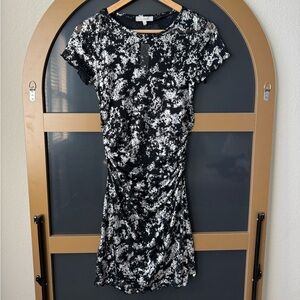 No Comment Black&Silver Midi Dress Size Medium